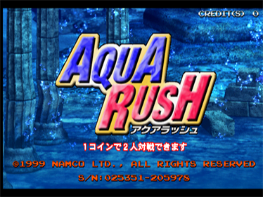 Aqua Rush - Screenshot - Game Title Image