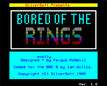 Bored of the Rings - Screenshot - Game Title Image