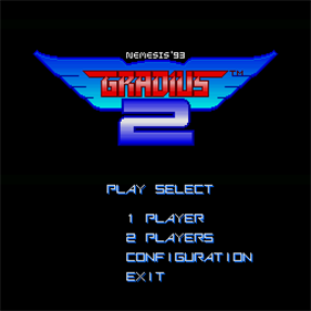 Nemesis '93 Gradius 2 - Screenshot - Game Title Image