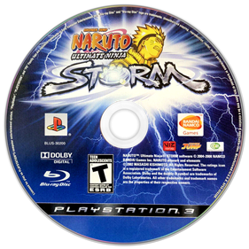 Naruto: Ultimate Ninja Storm - Disc Image