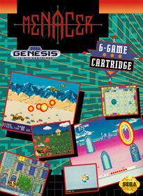 Menacer: 6-Game Cartridge - Box - Front Image