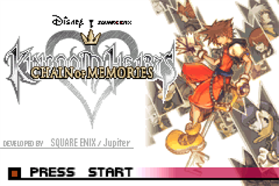 Kingdom Hearts: Chain of Memories - Screenshot - Game Title Image