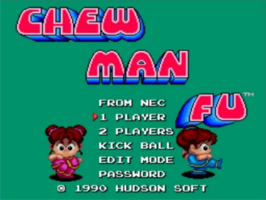 Chew-Man-Fu - Screenshot - Game Title Image