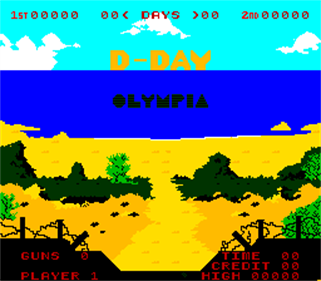 D-Day (Olympia) - Screenshot - Game Title Image