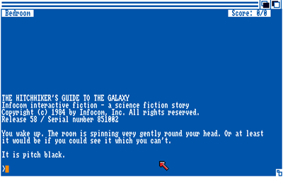 The Hitchhiker's Guide to the Galaxy - Screenshot - Game Title Image