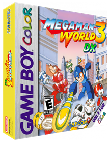 Mega Man World 3 DX - Box - 3D Image