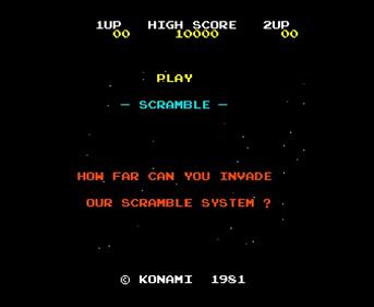 Scramble 500 - Screenshot - Game Title Image