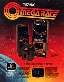 Omega Race - Advertisement Flyer - Front Image
