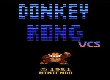 Donkey Kong VCS - Screenshot - Game Title Image