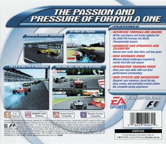 F1 Championship Season 2000 - Box - Back Image