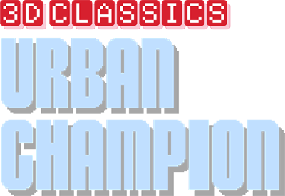 3D Classics: Urban Champion - Clear Logo Image