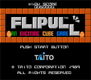 Flipull: An Exciting Cube Game - Screenshot - Game Title Image