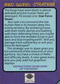 Star Force Seven - Box - Back Image