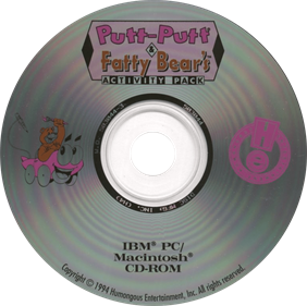 Putt-Putt and Fatty Bear's Activity Pack - Disc Image