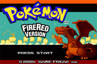 Pokémon FireRed Version - Screenshot - Game Title Image
