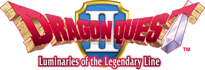 DRAGON QUEST II: Luminaries of the Legendary Line - Clear Logo Image