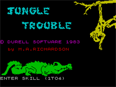 Jungle Trouble - Screenshot - Game Title Image