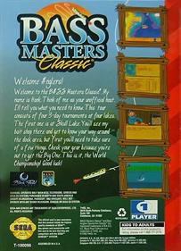 Bass Masters Classic - Box - Back Image
