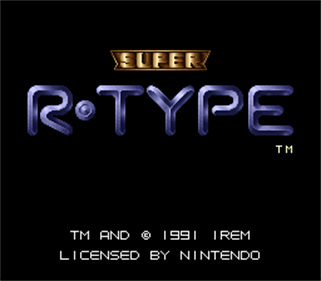Super R-Type - Screenshot - Game Title Image