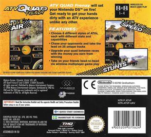 ATV: Quad Frenzy - Box - Back Image