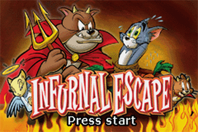 Tom and Jerry in Infurnal Escape - Screenshot - Game Title Image