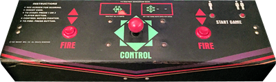 Bosconian - Arcade - Control Panel Image