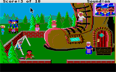 Mixed-Up Mother Goose - Screenshot - Gameplay Image