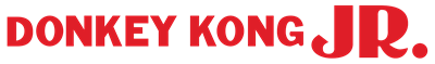 Donkey Kong Jr. (New Wide Screen) - Clear Logo Image