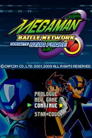 Mega Man Battle Network: Operate Star Force - Screenshot - Game Title Image