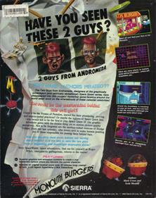 Space Quest III: The Pirates of Pestulon - Box - Back Image