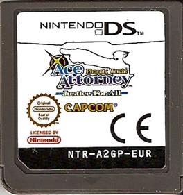 Phoenix Wright: Ace Attorney: Justice for All - Cart - Front Image