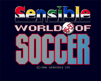Sensible World of Soccer '96/'97 - Screenshot - Game Title Image