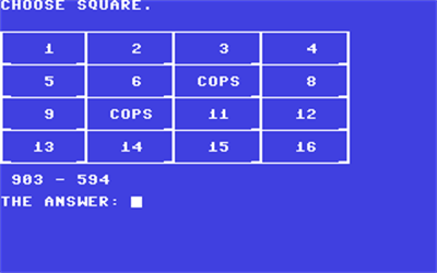 Cops and Robbers: Police Subtraction - Screenshot - Gameplay Image