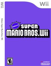 Deluxe Super Mario Bros Wii - Fanart - Box - Front