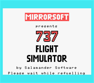 737 Flight Simulator - Screenshot - Game Title Image