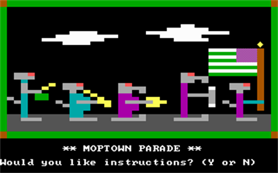Moptown Parade - Screenshot - Game Title Image