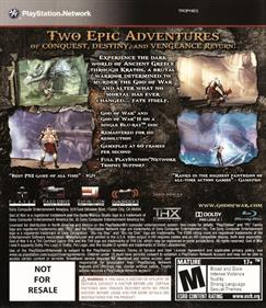 God of War Collection - Box - Back Image