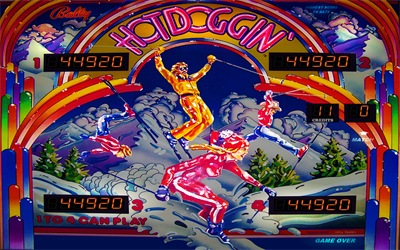 Hot Doggin' - Arcade - Marquee