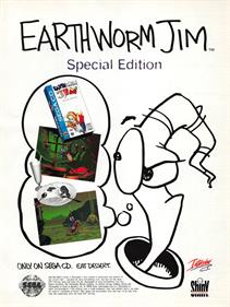 Earthworm Jim: Special Edition - Advertisement Flyer - Front Image