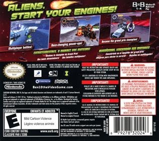 Ben 10: Galactic Racing - Box - Back Image