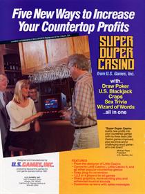Super Duper Casino - Advertisement Flyer - Front Image