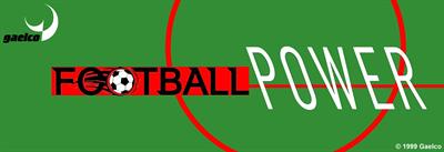 Football Power - Arcade - Marquee Image