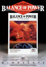 Balance of Power: The 1990 Edition - Advertisement Flyer - Front Image