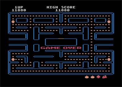 Pac-Man - Screenshot - Game Over Image