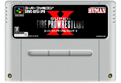 Super Fire Pro Wrestling X - Fanart - Cart - Front Image