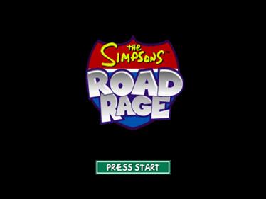 The Simpsons: Road Rage - Screenshot - Game Title