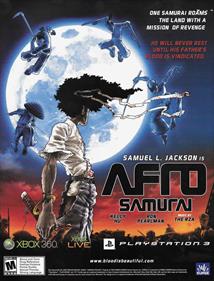 Afro Samurai - Advertisement Flyer - Front
