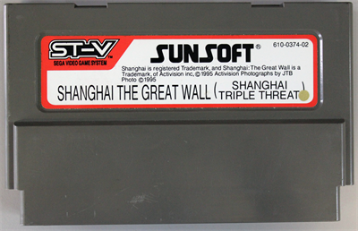 Shanghai: The Great Wall / Shanghai Triple Threat - Cart - Front Image