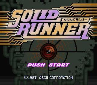 Solid Runner - Screenshot - Game Title