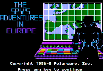 The Spy's Adventures in Europe - Screenshot - Game Title Image